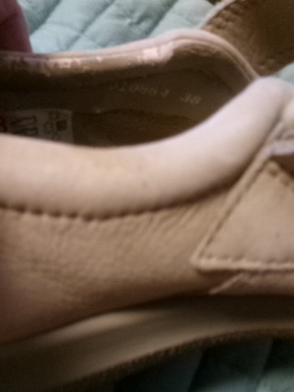 Ecco Maryjane comfort walking shoes tan strap 38 us 7.5 - Picture 3 of 5